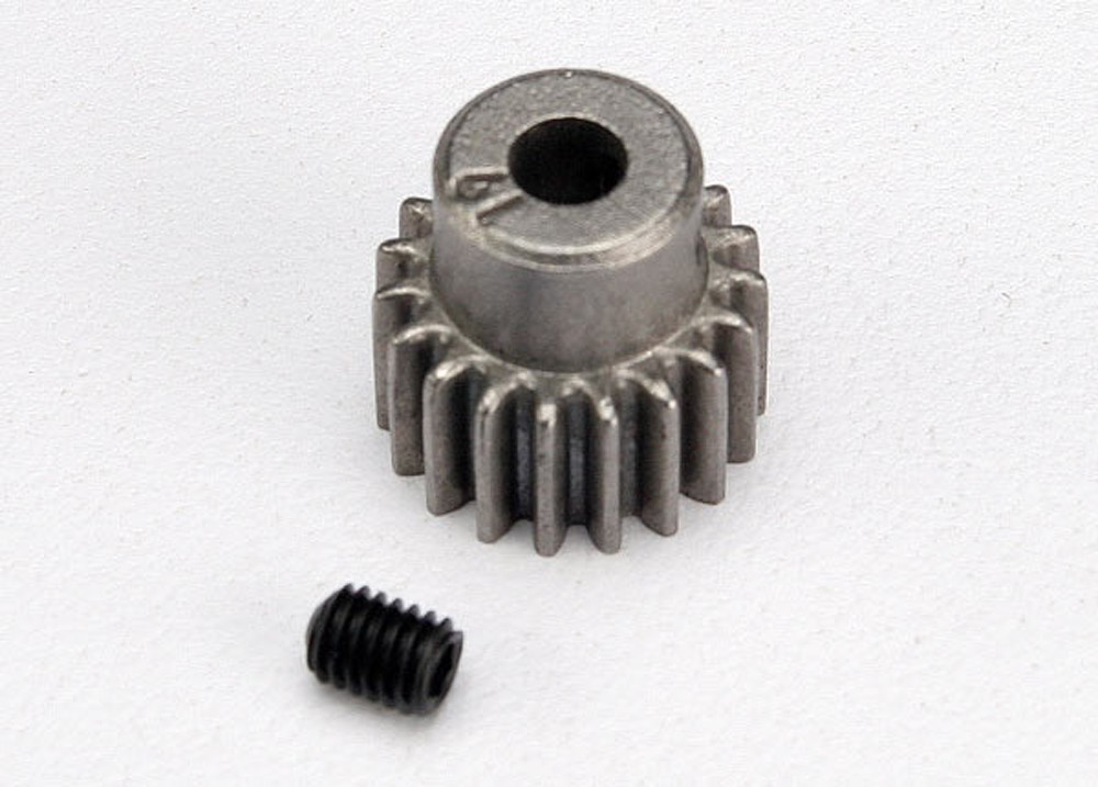 Traxxas 1/10 Stampede 2WD VXL * 48P 19T PINION GEAR W/SET SCREW - STEEL * 2419