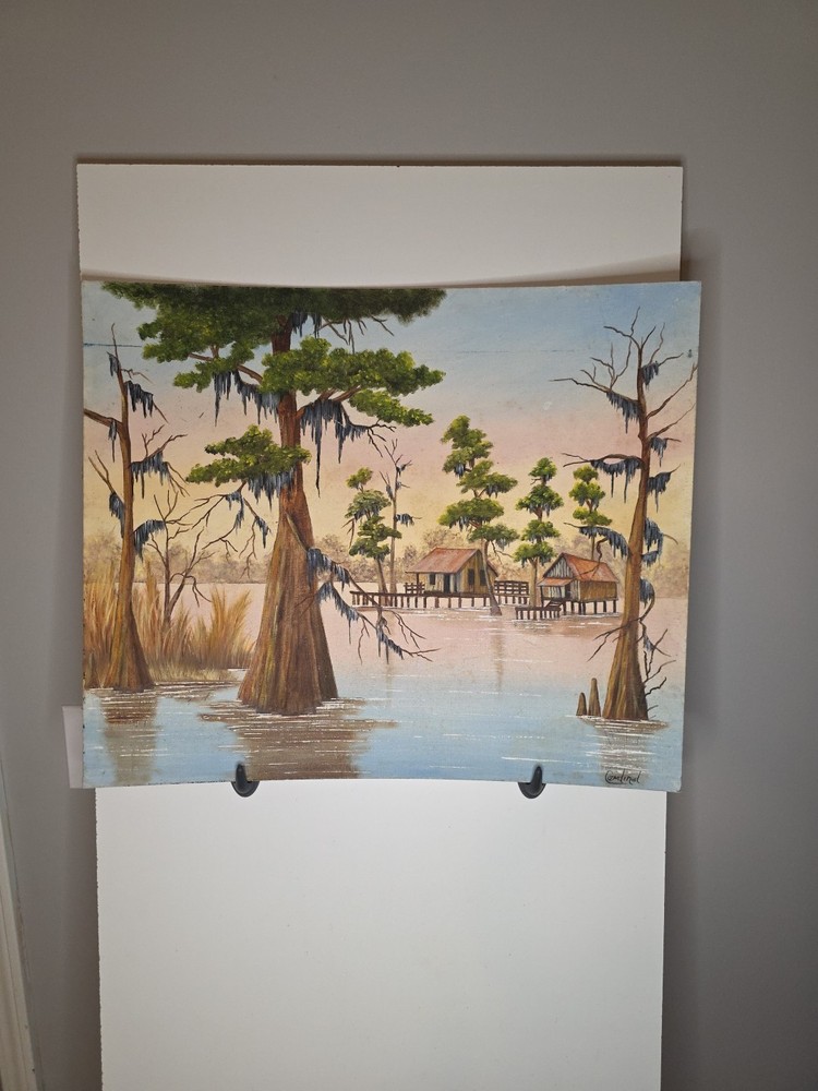 Vintage Swamp Oil Painting Highwaymen Like