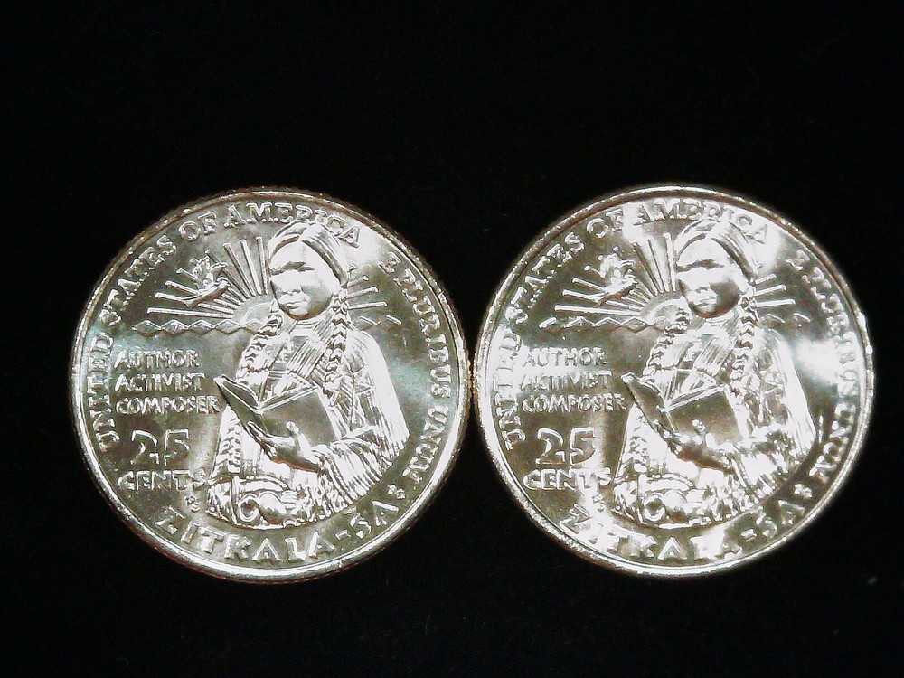 2024 P and D Zitkala-Sa Quarters BU ( 2 coins)  Free Shipping!