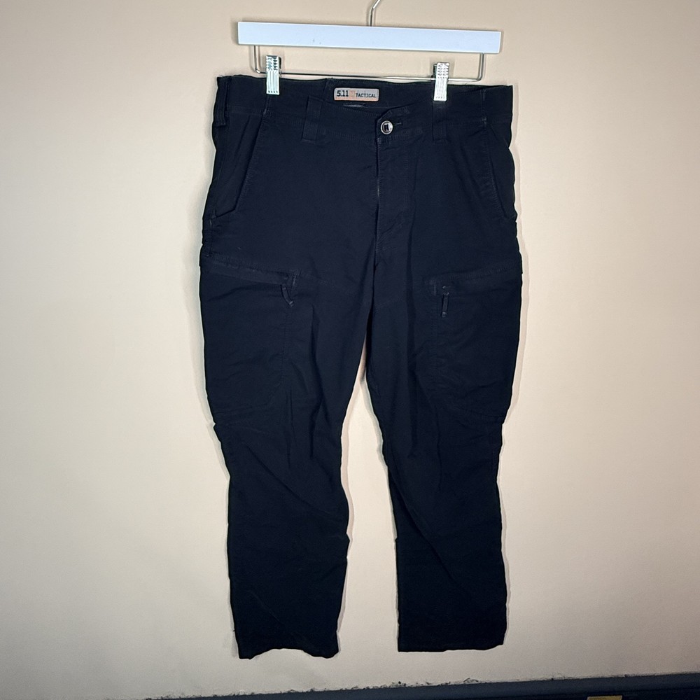 5.11 Tactical Ripstop Canvas Cargo Pants Black Men's Size 34x32
