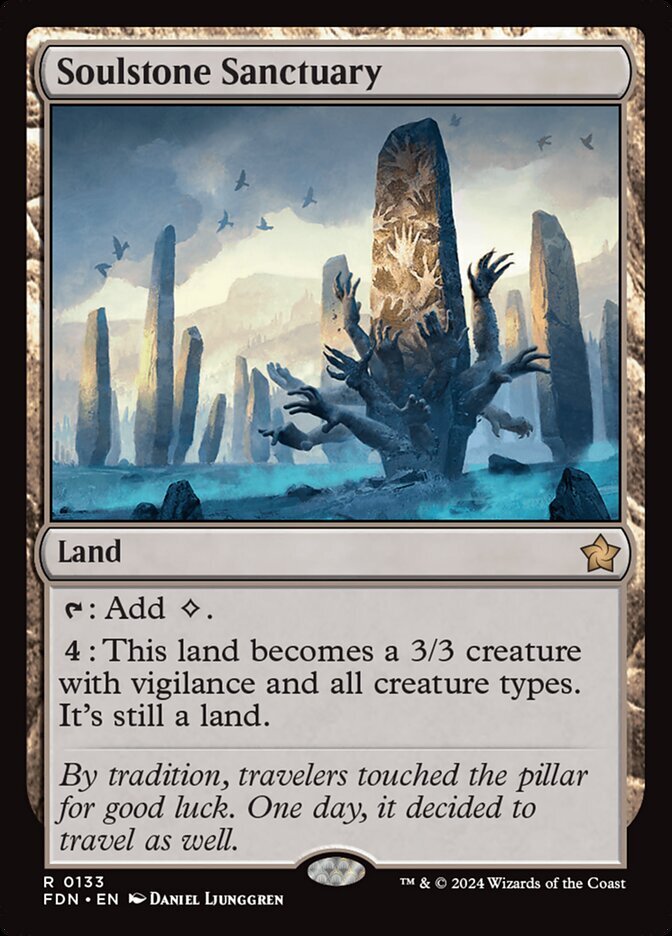 MTG Magic the Gathering Soulstone Sanctuary (133/789) Foundations LP