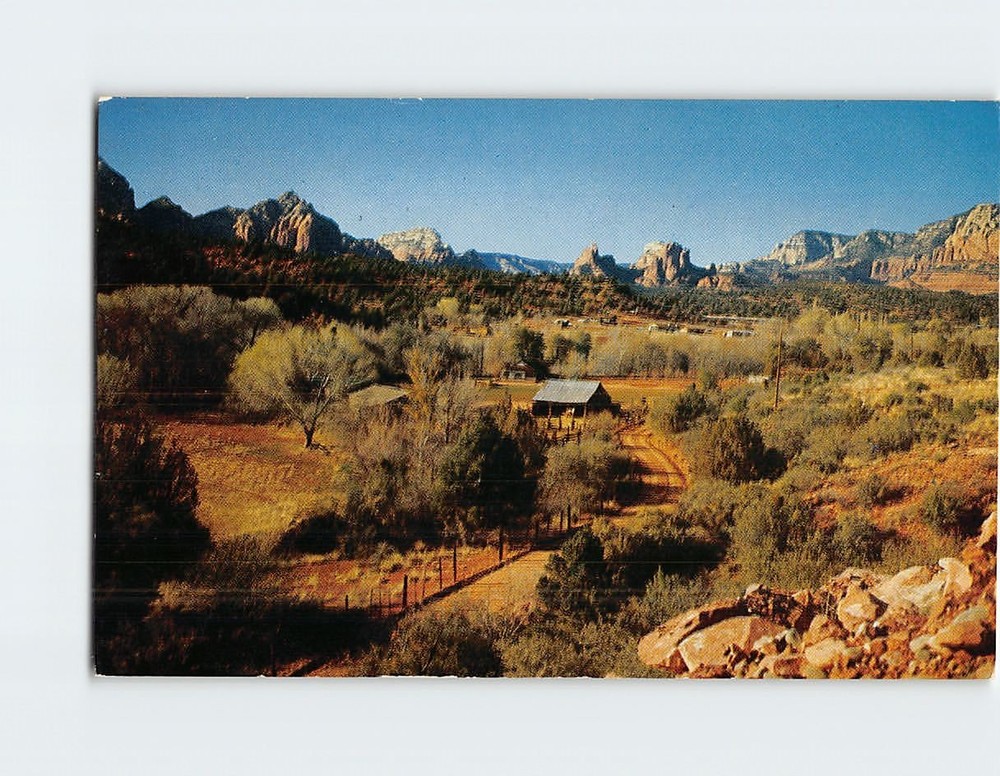 Postcard Lower Oak Creek Canyon near Sedona Arizona USA North America