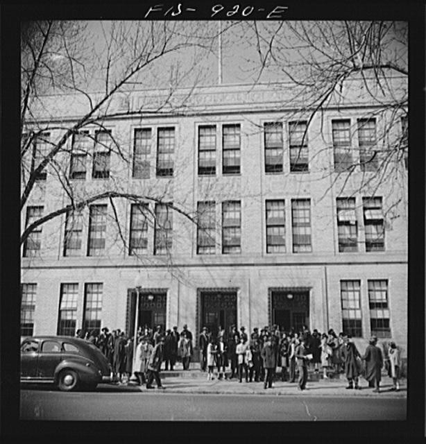 Photo:Washington DC Armstrong Technical High School 1930s Students Crowd