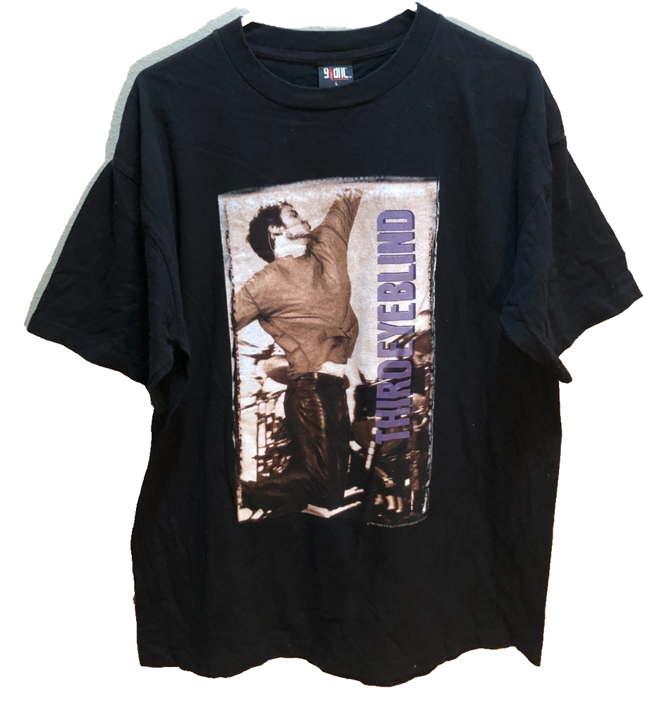 Third Eye Blind Bonfire Tour 1998 Vintage Giant Double-Sided Black T-Shirt L