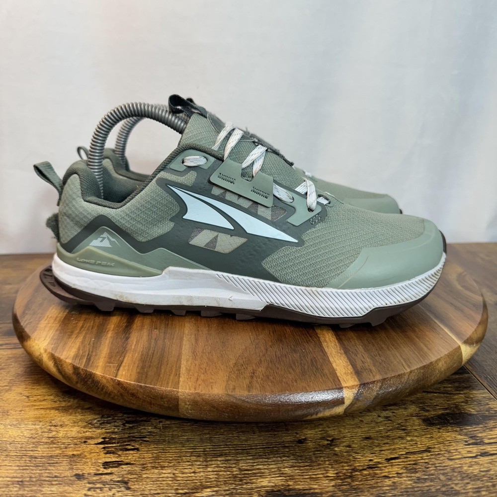 Altra Lone Peak Shoes Womens Size 7.5 Green Trail Running Zero Drop Sneakers