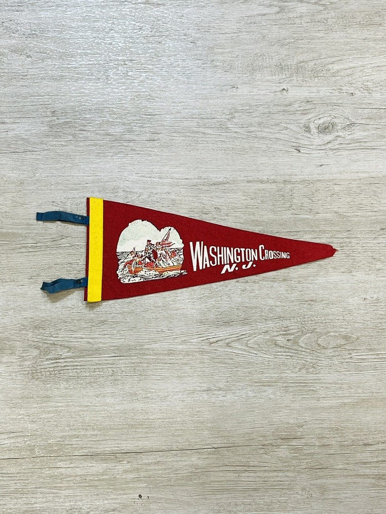 Vintage 1950 George Washington Felt Pennant 16