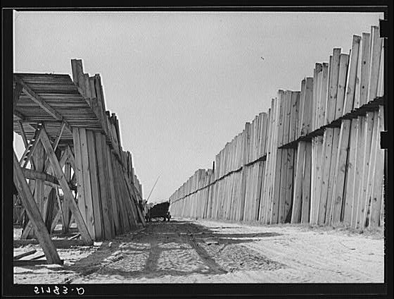Cairo Georgia GA 1930s Farm Security Administration Marlon Post 2 Fence