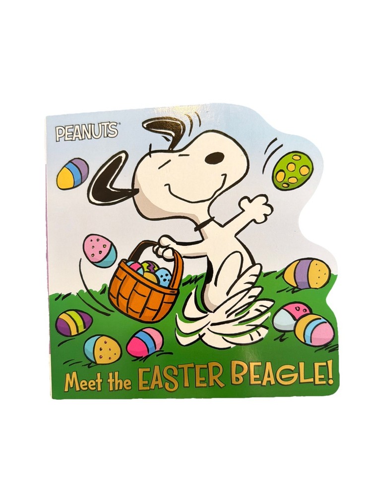 Meet the Easter Beagle! Hardcover Kids Book Gift Basket Peanuts Schulz Linus Egg
