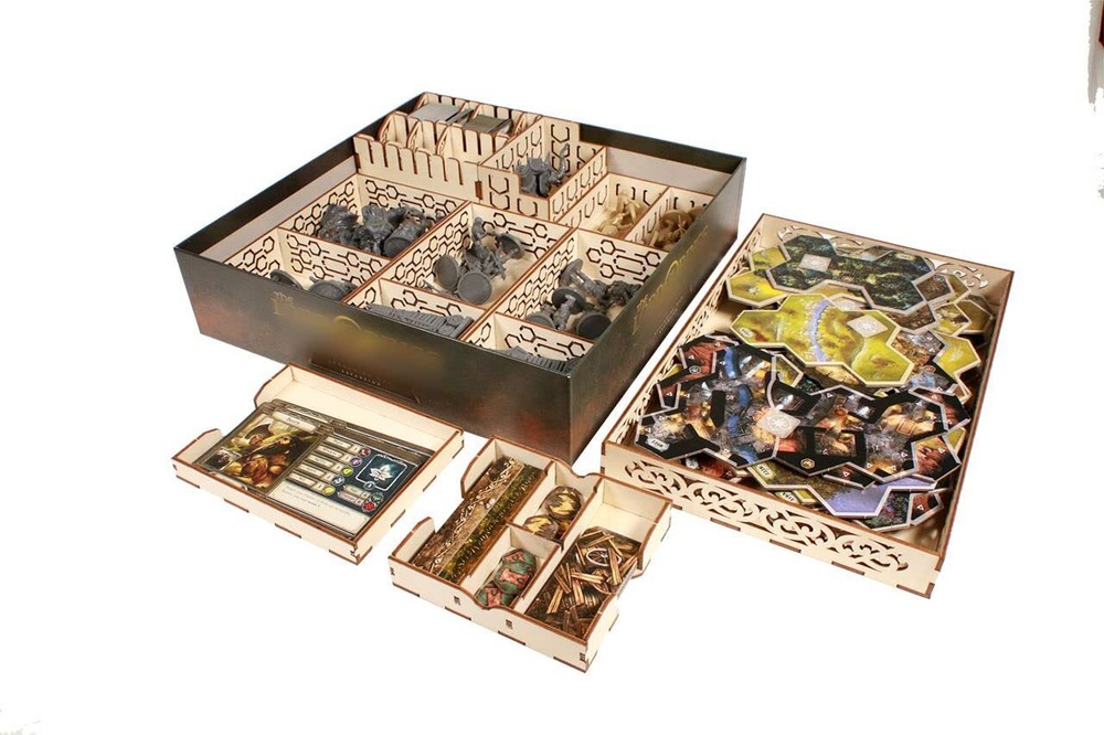 The Broken Token Game Organizer Compatible with The Lord of The Rings: Spread...