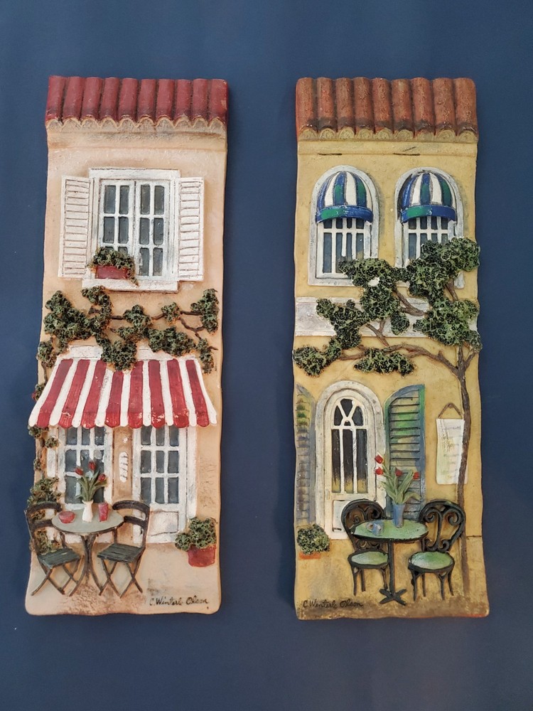 French Cafe Art Wall Set Of 2 By C. Winterle Olson