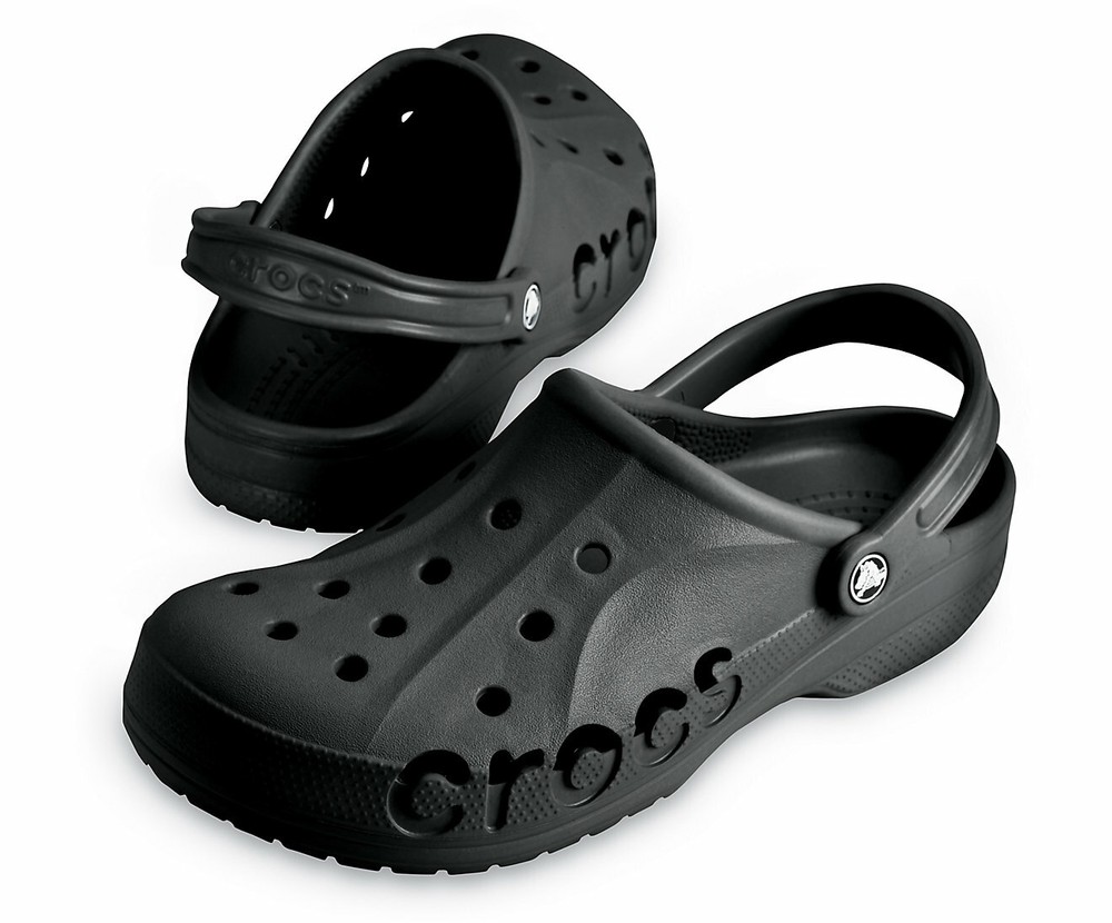 Crocs Baya Clog Black 10126 Unisex Men Women Slip On Water Sandals Shoes NEW NWT