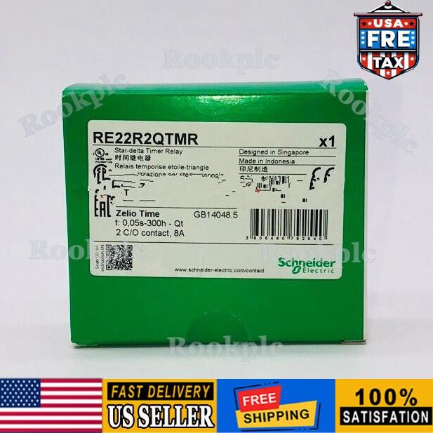 1pcs New RE22R2QTMR Timer Relay 0.05s-300h Brand Free Ship Schneider