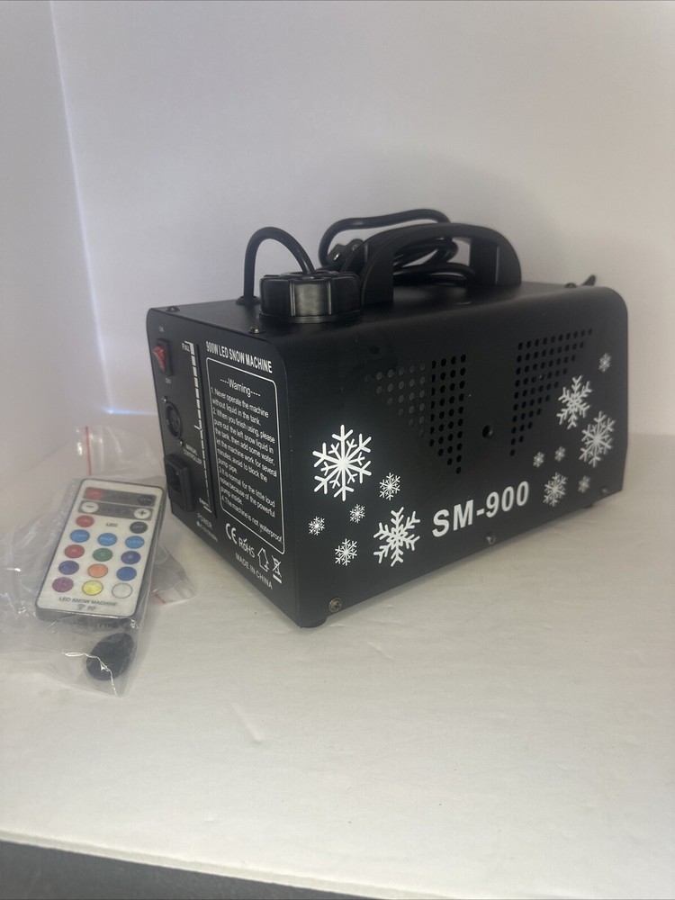 650W Remote Snow Machine for Holiday Parties DJ Stage Decor Snowflake Maker
