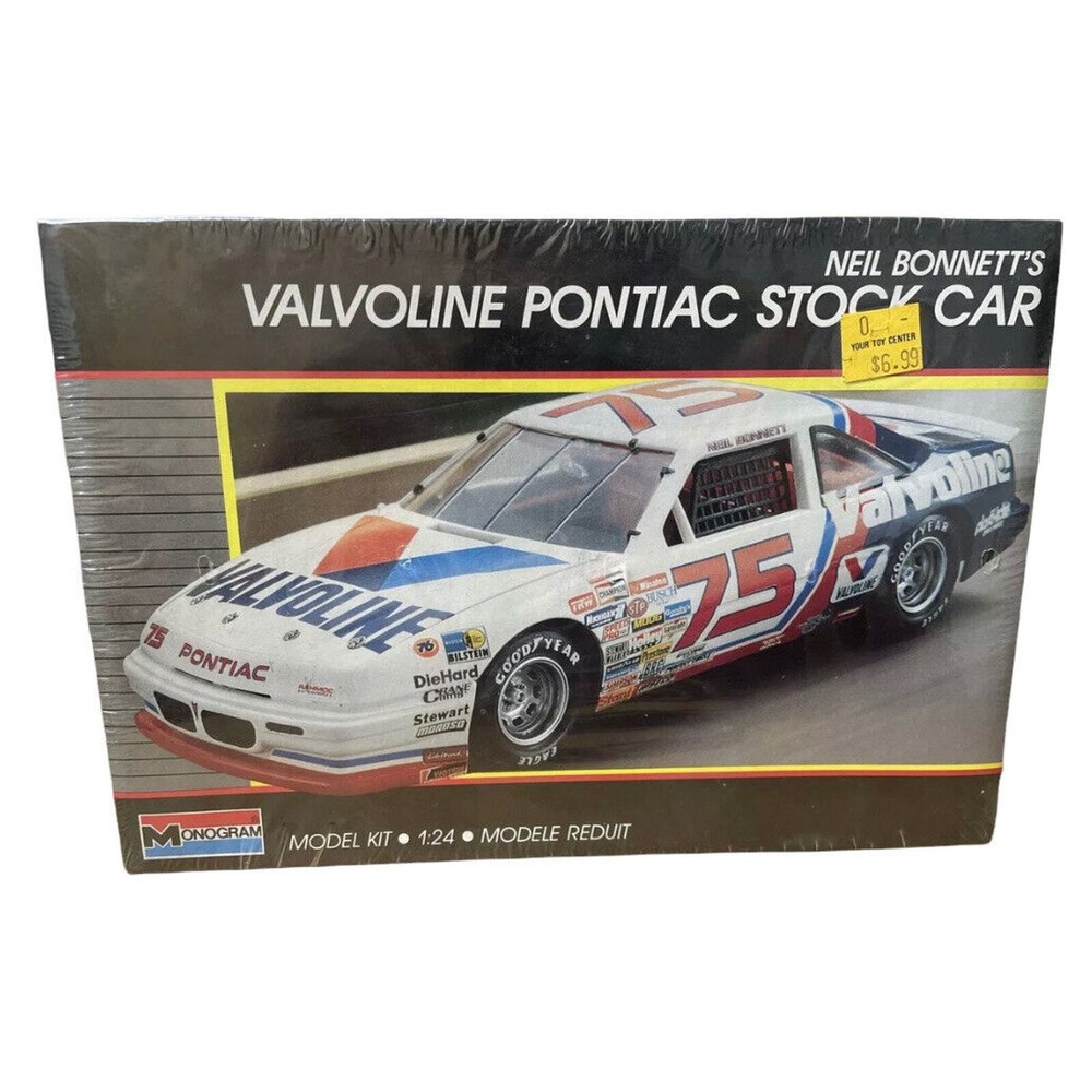 Neil Bonnett #75 Valvoline Pontiac Monogram Stock Car 1/24 Model Kit