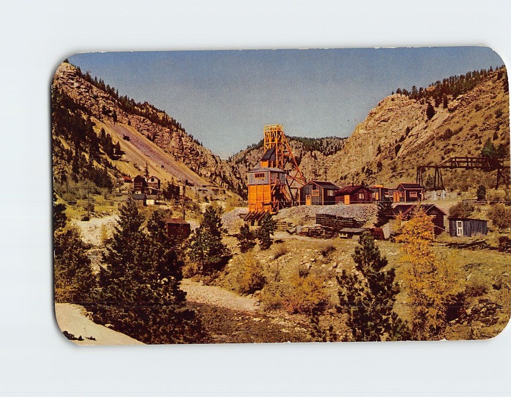 Postcard Gold Mining