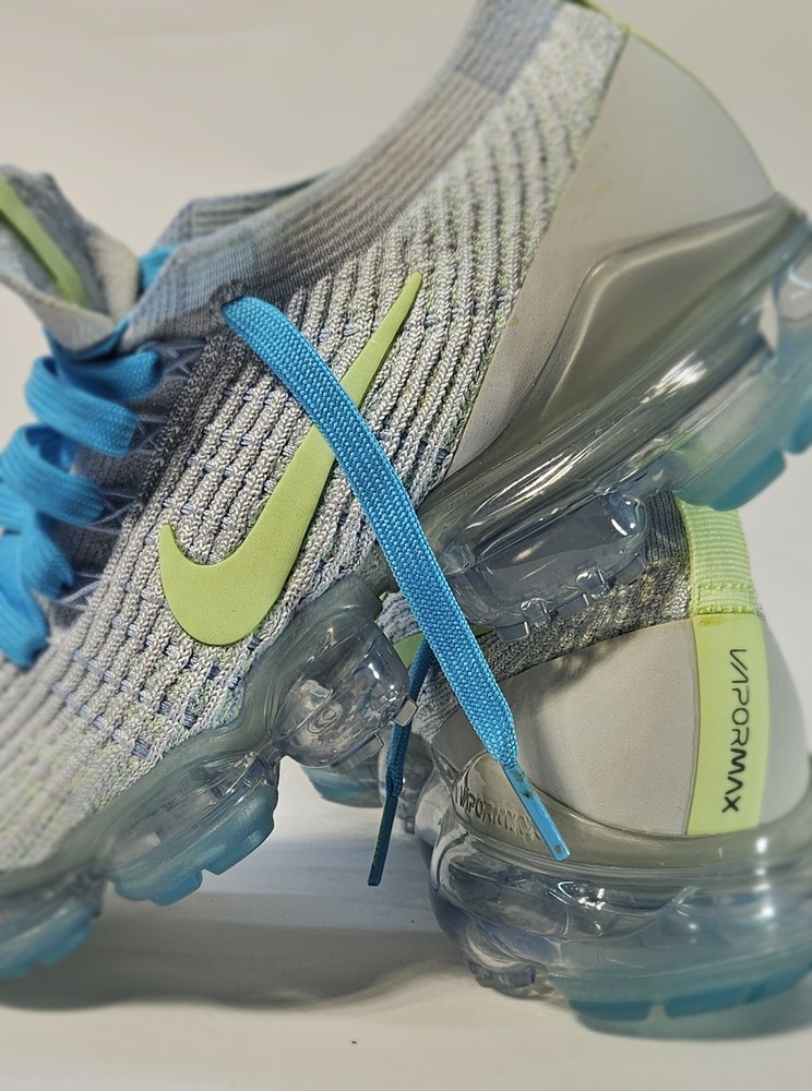 Nike Air Vapormax Flyknit 3 Baltic Blue Volt Women Shoes DC2051-001 Size 6.5