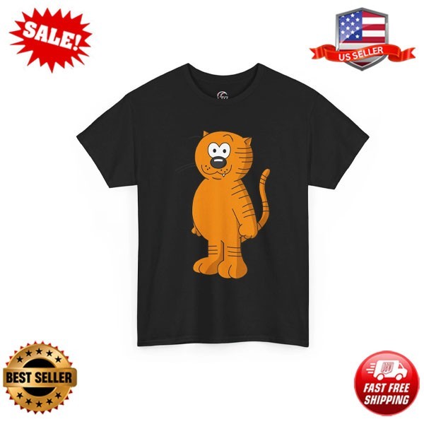 Vintage Heathcliff T-Shirt, Heathcliff Retro Cartoon Cat Shirt, Funny 80s Tee