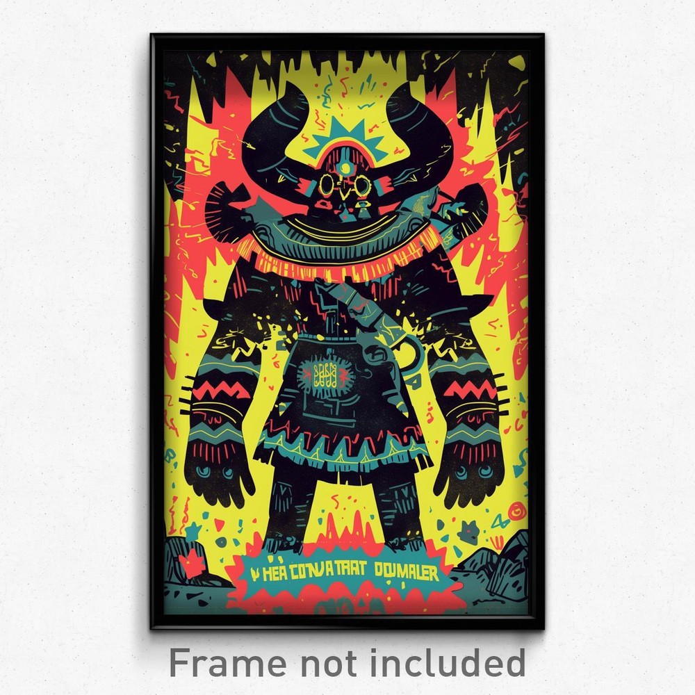 Dominant Man in Bright Seamed Legwear Mexican Movie Poster Print