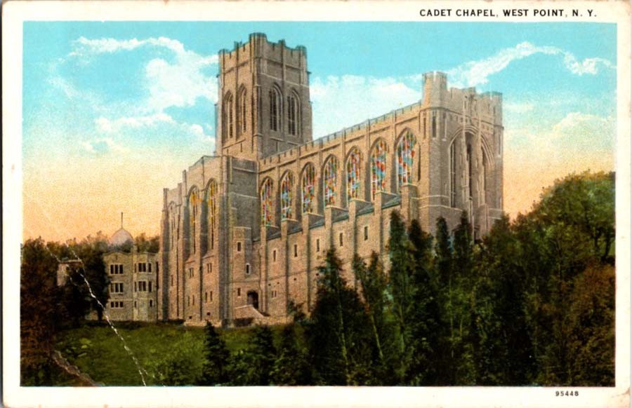 West Point New York NY : CHURCH SCENE m/14 BA6744