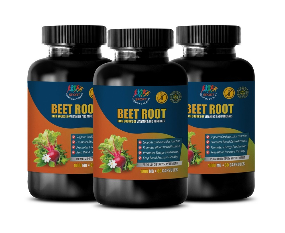 support the heart - BEETROOT - brain nutrition 3 BOTTLE