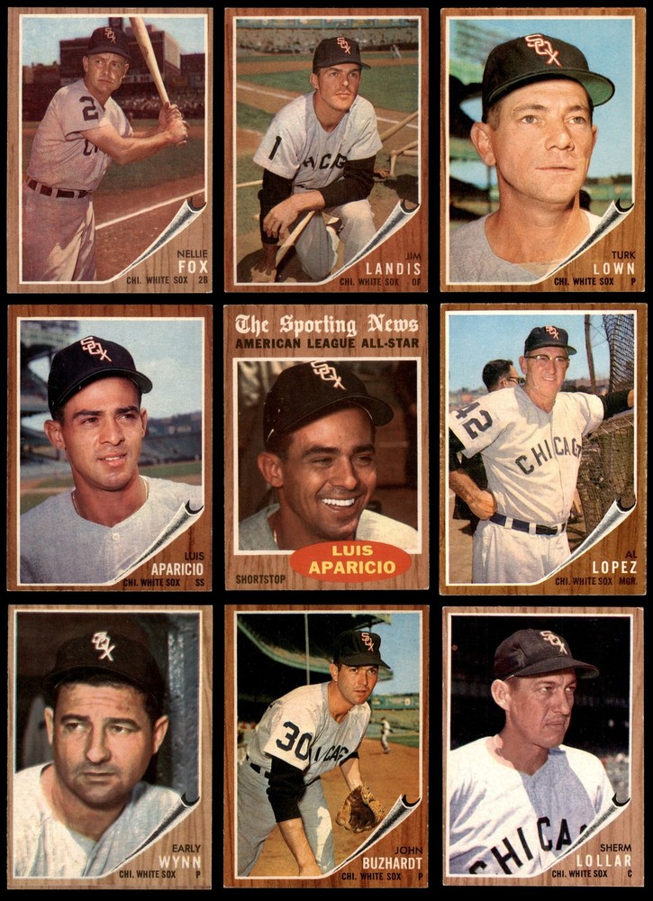 1962 Topps Chicago White Sox Team Set 5 - EX 2848673