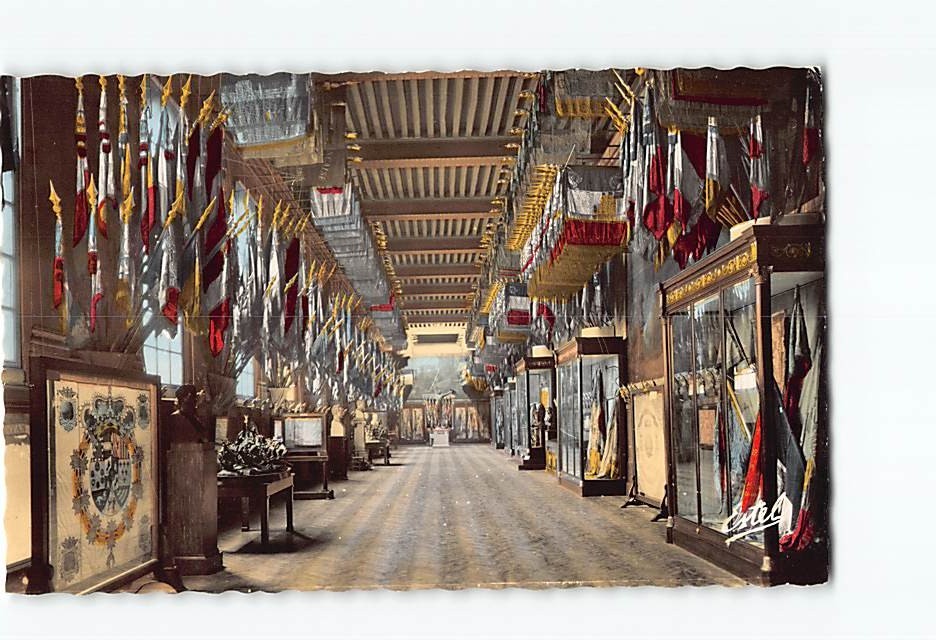 Postcard Paris Les Invalides Le Musee de l'Armee La Salle des Drapeaux France