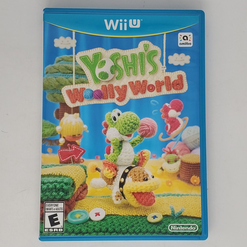 Yoshi's Wooly World Nintendo Wii U CIB Tested & Working Good Condition Fast Ship