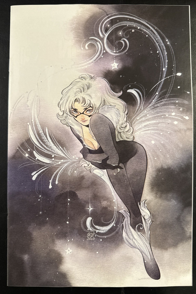 Black Cat #7 - Peach Momoko VIRGIN Variant LTD 794 w/COA Davis Rider WHATNOT
