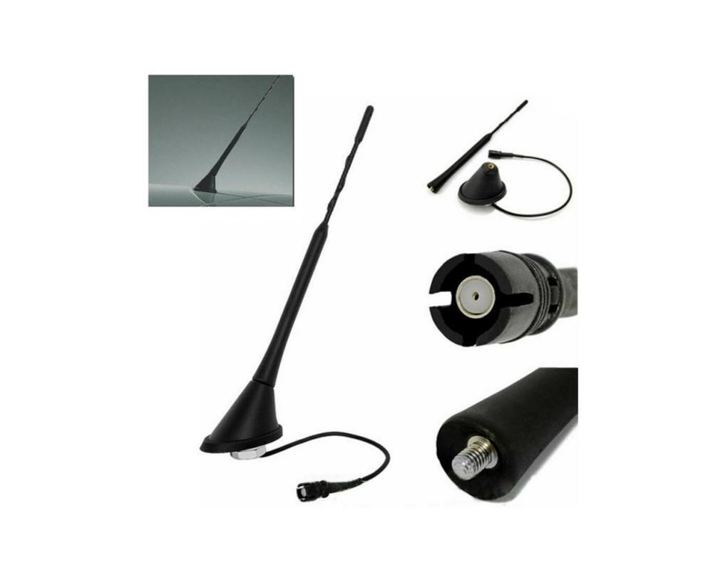 Stubby Roof Radio Whip AM/FM Antena Antenna+Base For 93-05 VW Jetta Golf GTI