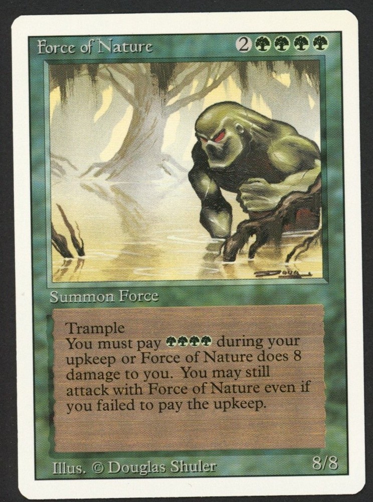 ***Force of Nature*** MTG Revised Magic Kid Icarus