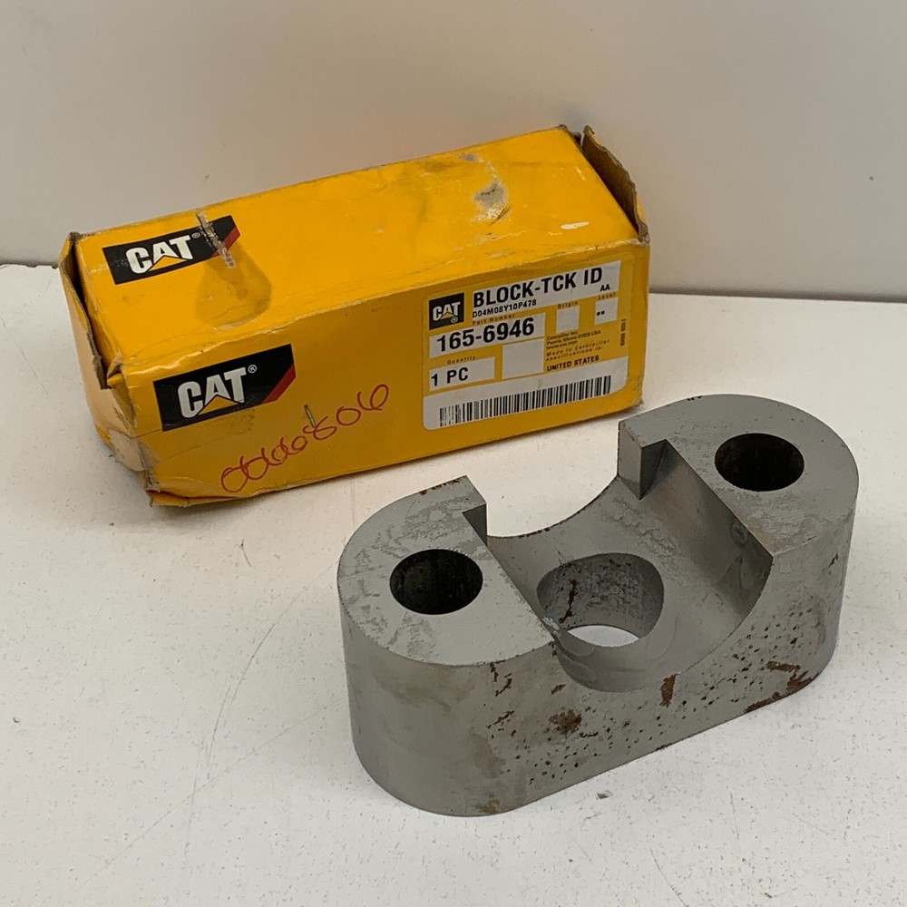 Caterpillar Genuine OEM CAT 165-6946 Idler Wheel Track Block, Made in USA ~RUST~
