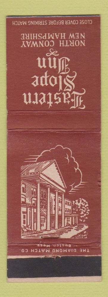 Matchbook Cover - Eastern Slope Inn North Conway NH
