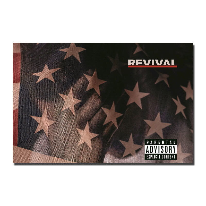 Eminem Revival Hip Hop Rap Music Art Wall Poster Print 75279 US