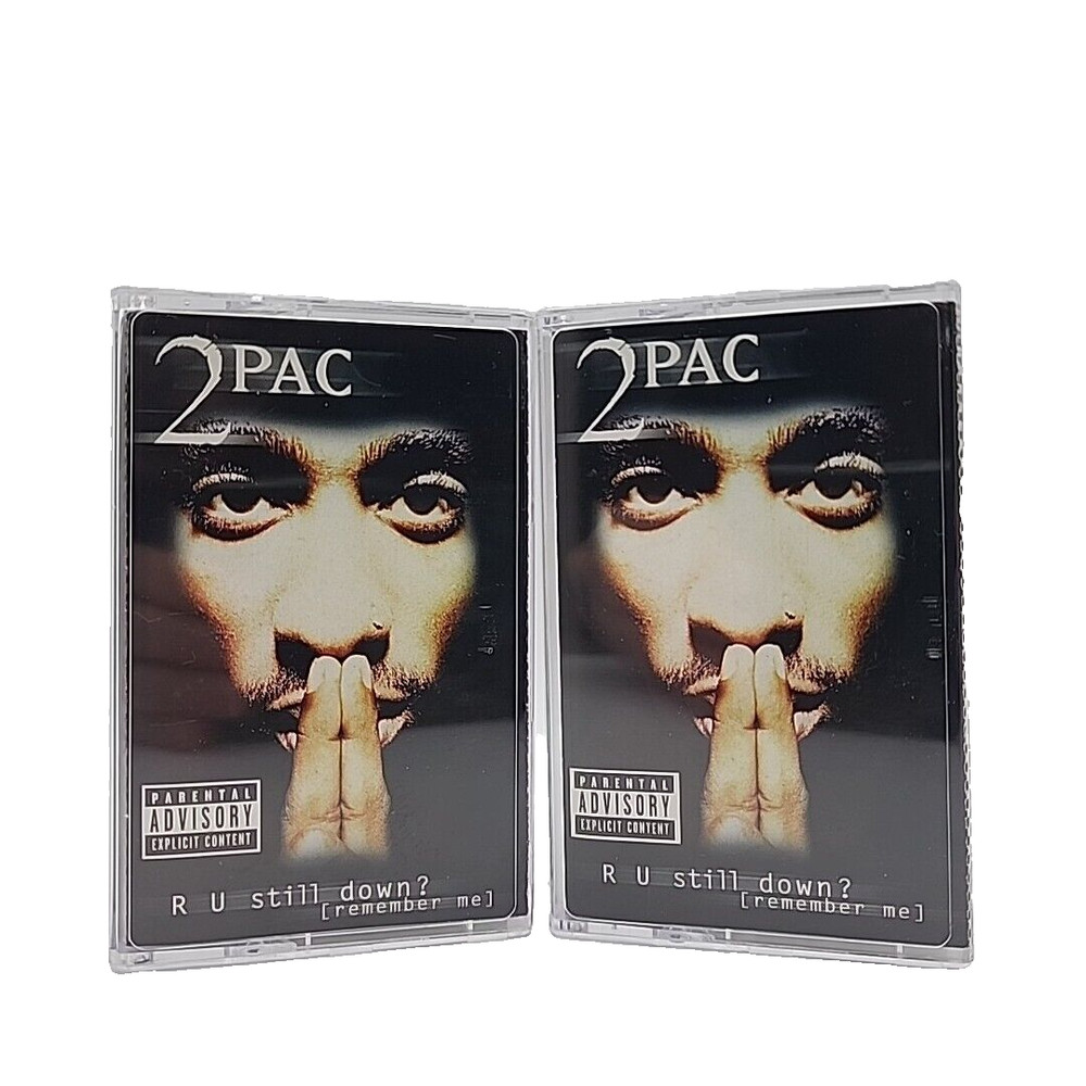 2Pac TUPAC SHAKUR R U Still Down Double Cassette Tape 1997 Y2K Rap Music
