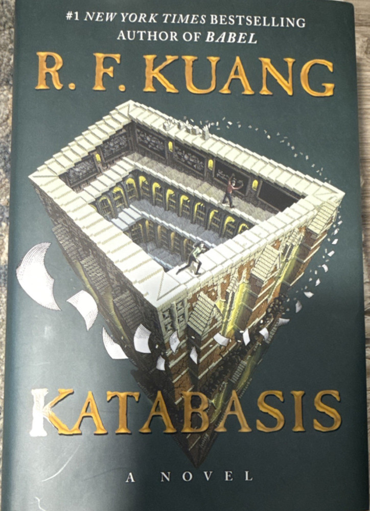 R. F. Kuang Katabasis English Fiction Novel Hardcover with Dust Jacket