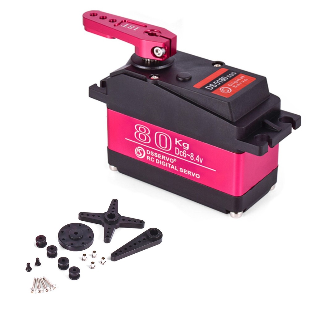 Digital Servo 80kg Metal Gear Servo High Torque Waterproof for 1/5 RC Car r