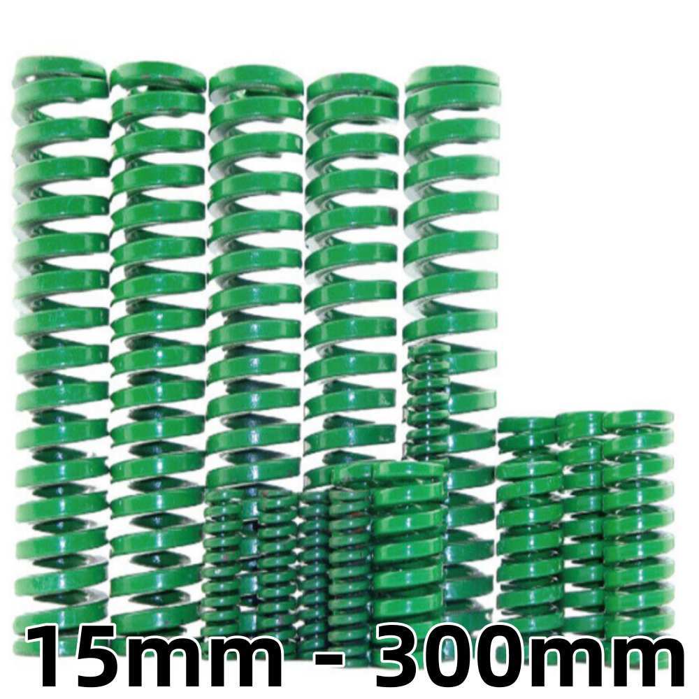 Heavy-Duty Compression Die Mould Spring ISO Height Green 15mm to 300mm