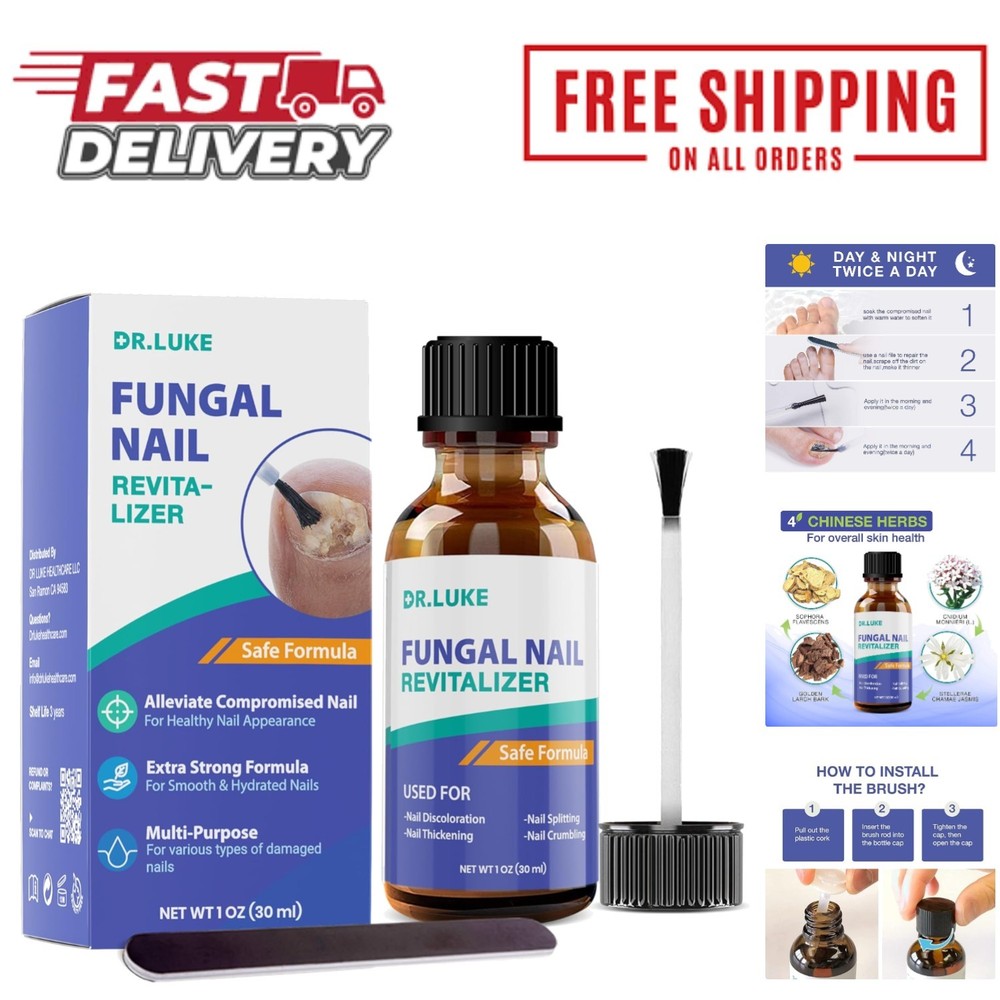 Nail Fungus Refresher Liquid 1 oz - Effective Treatment for Discolored Nails
