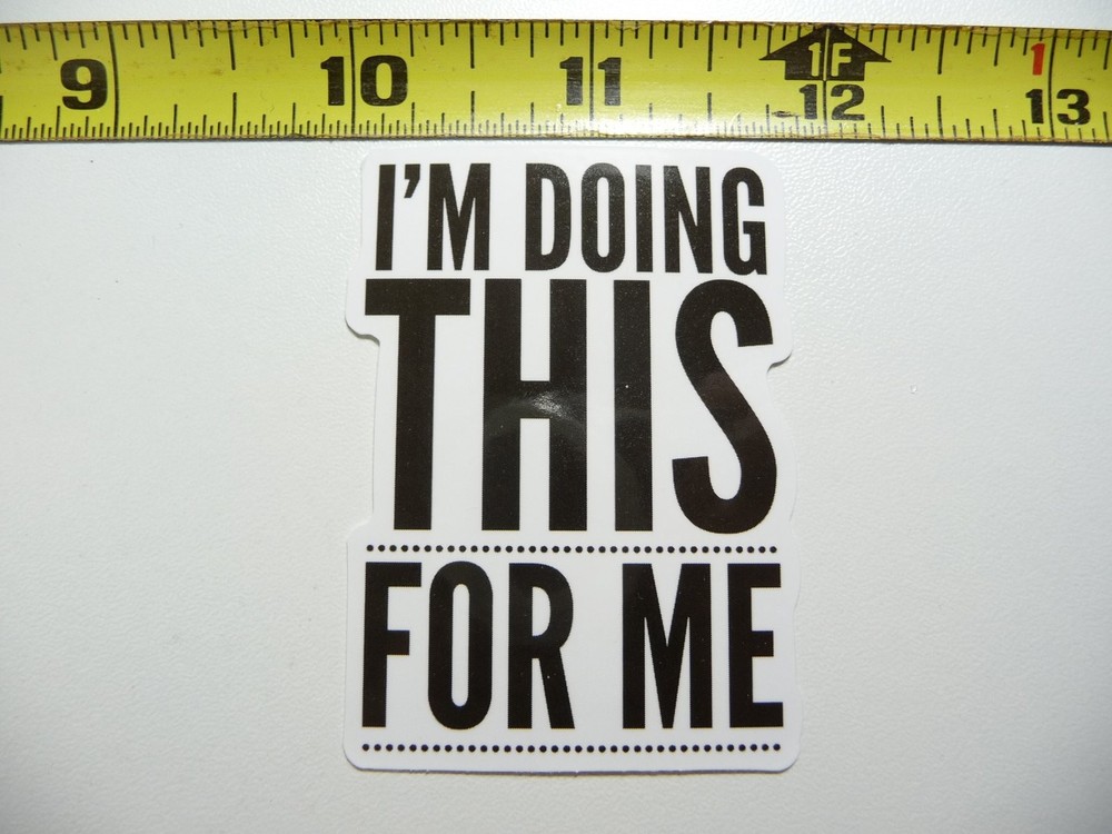 Fitness Motivation Decal Sticker for Weightlifting and Exercise