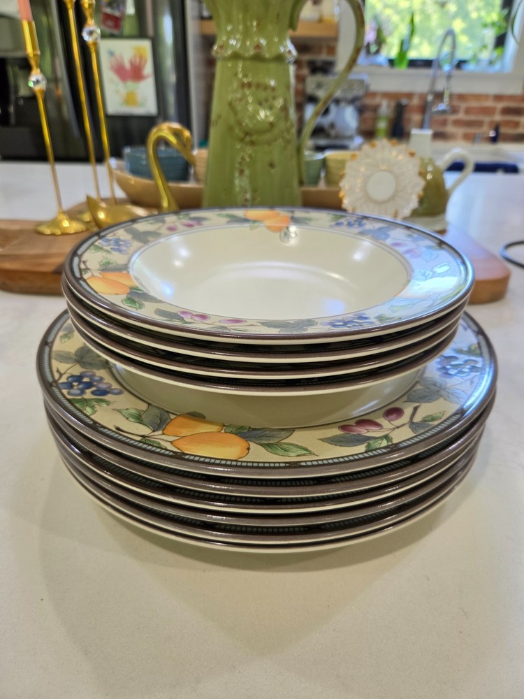 Vintage Build / Replace Your Set Mikasa Intaglio Garden Harvest Plates and Bowls