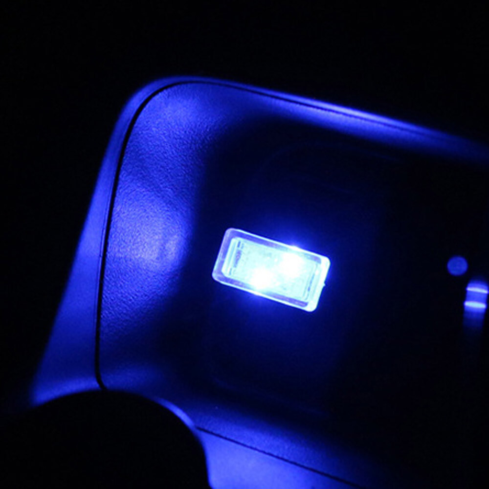 1x USB LED Car Interior Atmosphere Light Neon Ambient Lamp Bulb Car Accessories