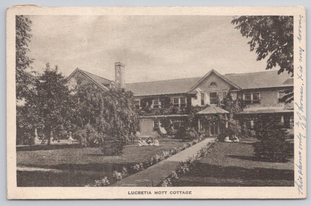 Lucretia Mott Cottage Noblesville IN 1938 Albertype Collotype Postcard