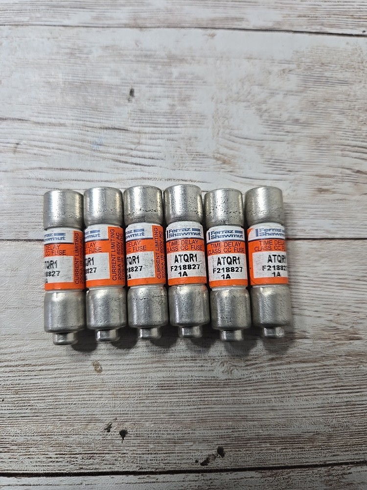 Ferraz Shawmut ATQR1 1A 600VAC Fuse Lot of 6