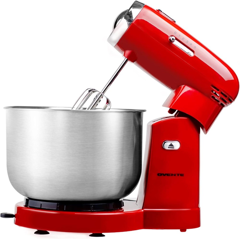 3.5-Quart Electric Stand Mixer with Stainless Steel Bowl