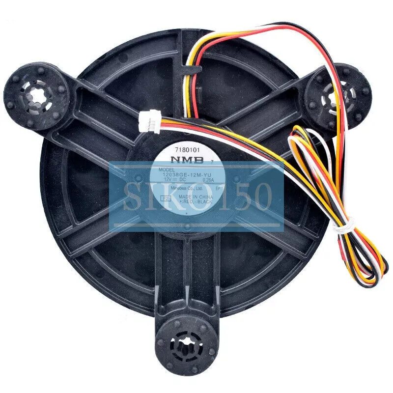 12038GE-12M-YU 12V 0.26A cooling fan for refrigerator freezer 120x120x25mm #SK