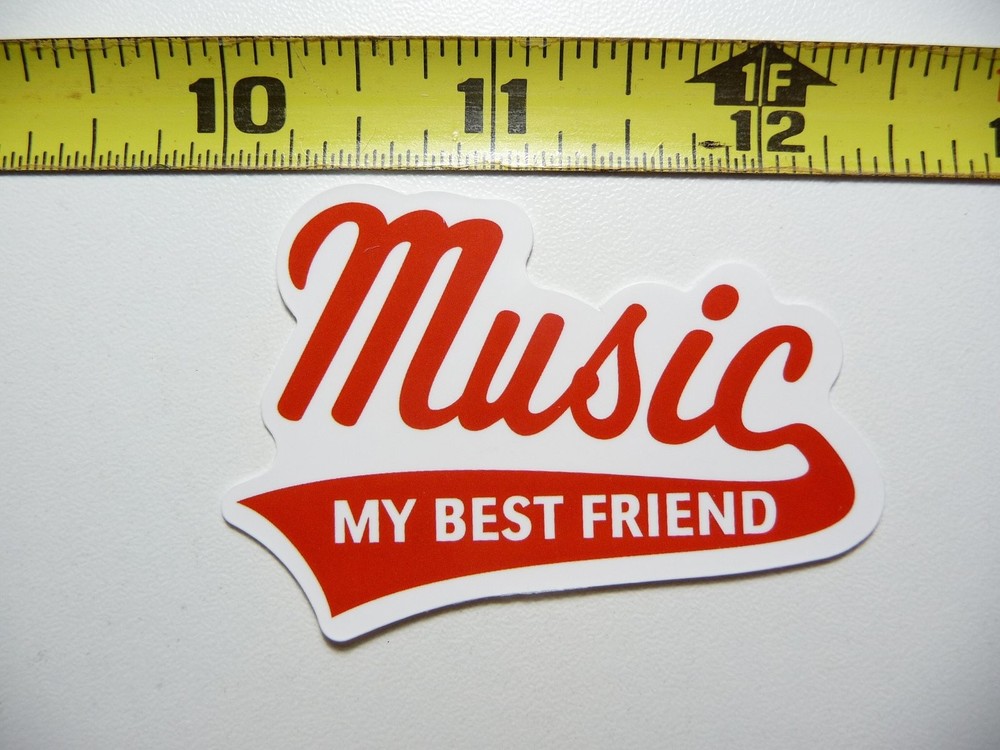 Music Lover Sticker Decal for Musicians Band Songs Fans