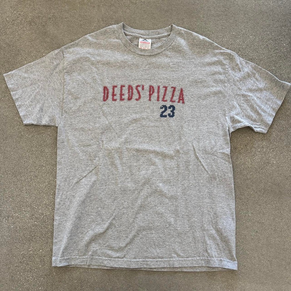Adam Sandler 2002 Vintage Mr. Deeds Pizza T-shirt Tee