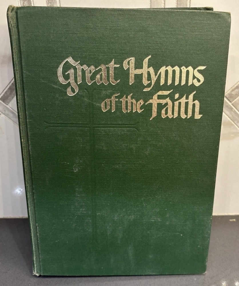 Great Hymns of the Faith 1973 John W. Peterson Green Hardcover Hymnbook Vtg USA