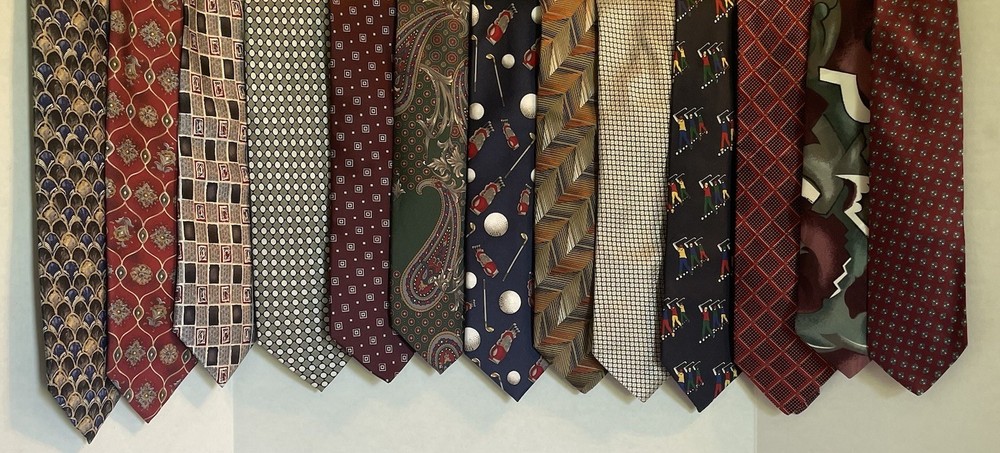 Nautica,Pierre Cardan,Tommy Hilfiger-Assorted Lot Of 13 Neck Ties