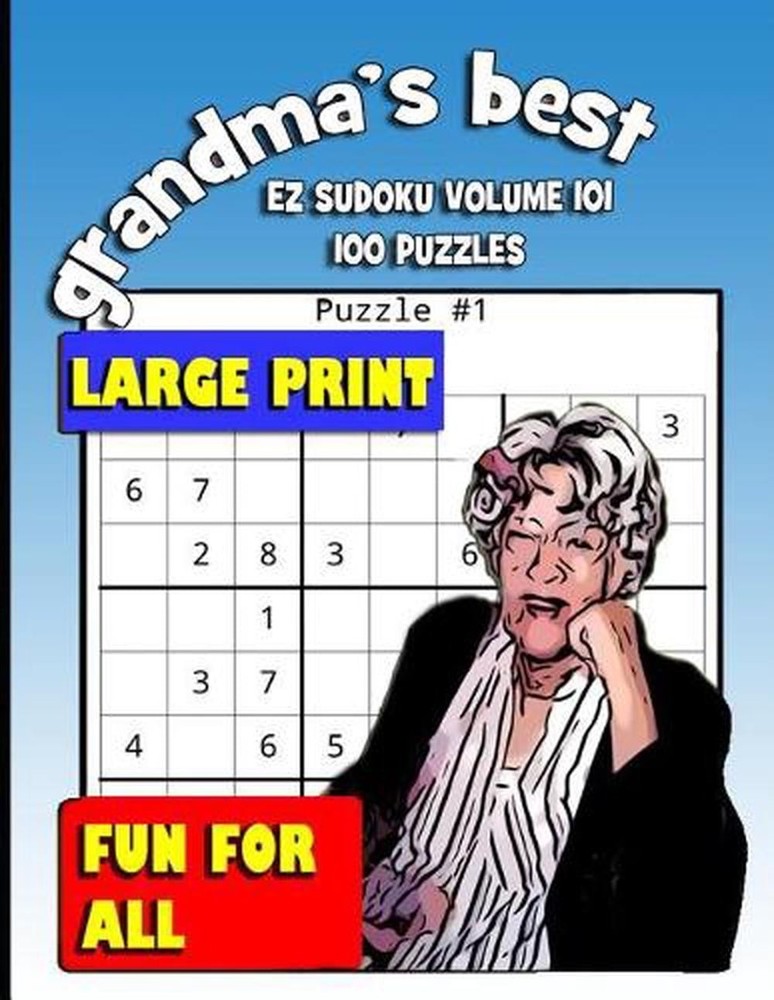 Grandma's Best EZ Sudoku: Volume 101 by Erika Simmons (English) Paperback Book